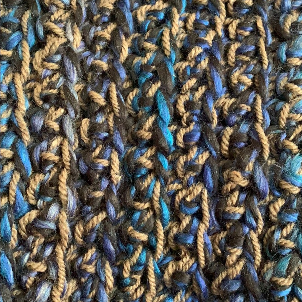 Blue scarf